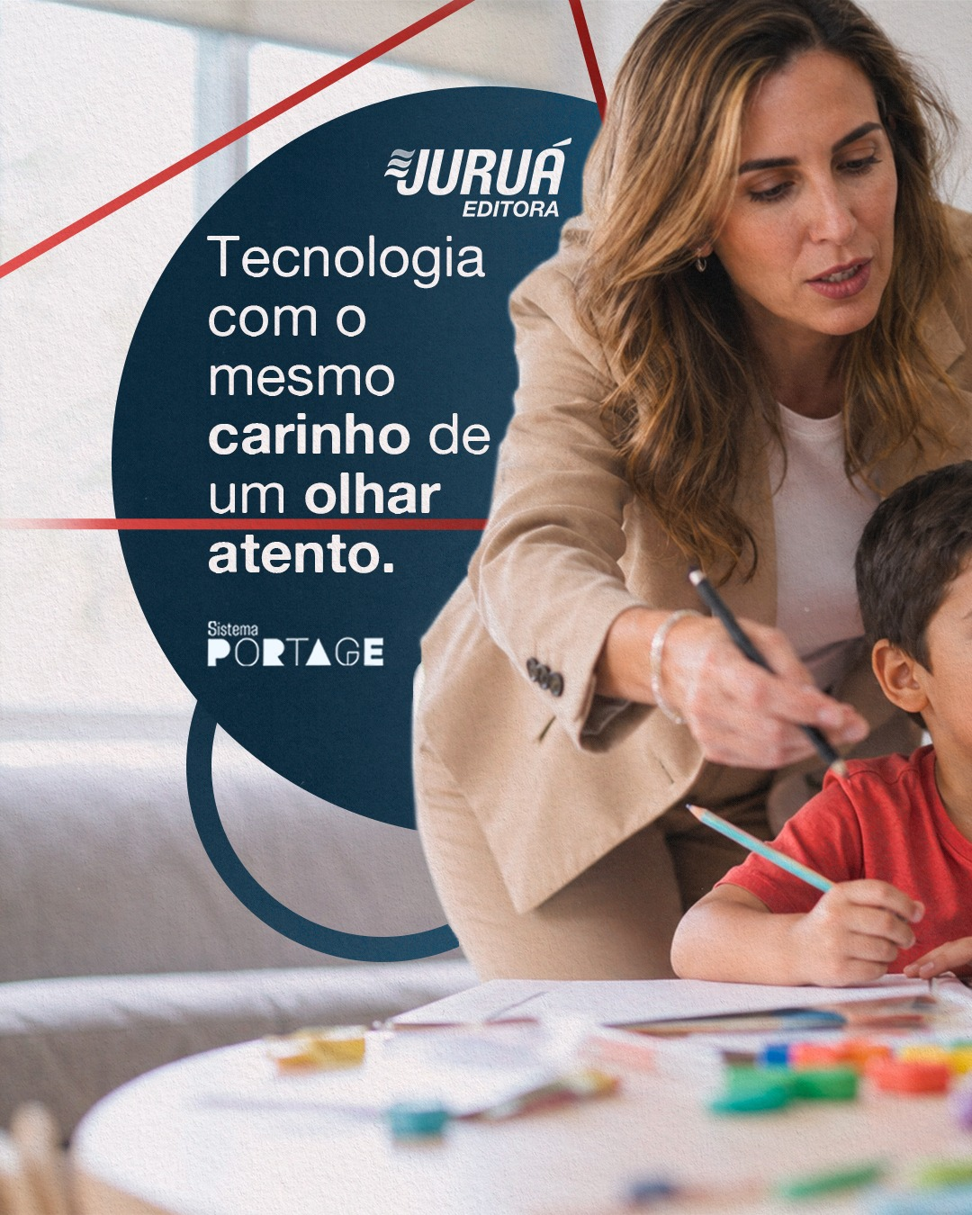 Tecnologia com o mesmo carinho de um olhar atento